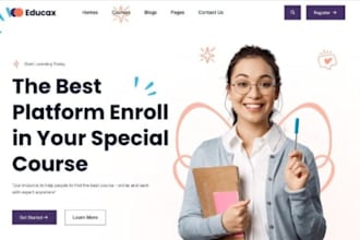 create lms website using tutor lms or masterstudy lms