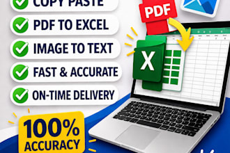 do accurate data entry and typing
