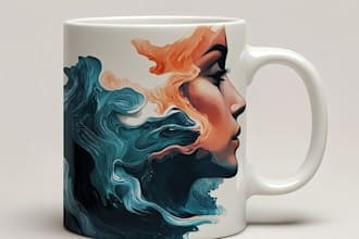 awesome custom mug design