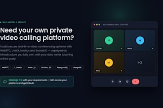 build a webrtc video calling and conferencing app with livekit
