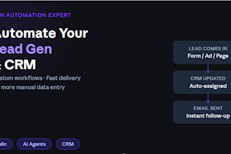 build an n8n automation workflow to automate your lead generation or CRM
