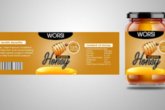 design attractive product packaging, label and box design