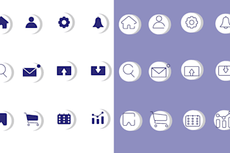 make clean looking icons for you apps