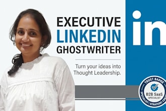 write thought leadership linkedin content for executives