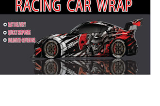 create racing car wrap designs