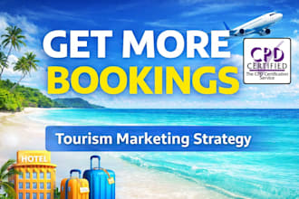 do tourism marketing and social media promotion to get more bookings