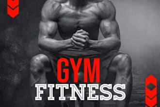 design professional fitness posters and gym flyers