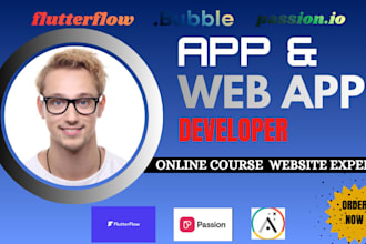 flutterflow flutter app developer, building mobile app development, app creation