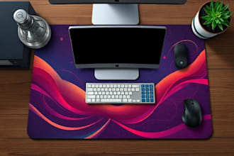create designs for laptop sleeves, and mouse pads