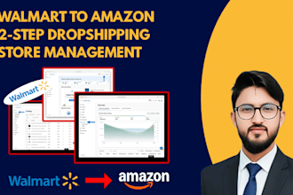 do walmart 2 step dropshipping automation, wfs and dropship