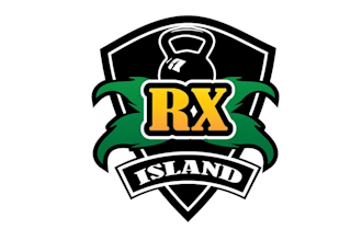 create a dynamic logo for fitness retail company rx island