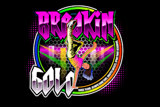 create a beautiful dance teams logo design in 24 hours