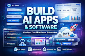 create ai chatbot, saas platform, or ai website