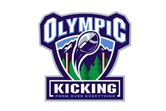 create an northwest football logo for olympic kicking camps