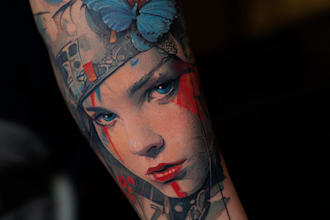 design a modern and minimalist tattoo design