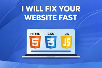 fix HTML CSS javascript bugs