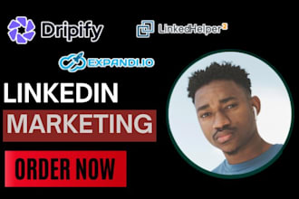 set dripify, linked helper, meet alfred, expandi for linkedin marketing outreach