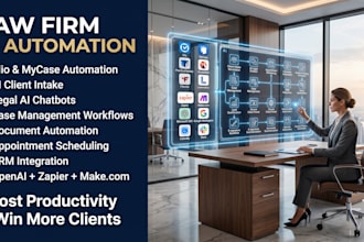 set up and automate clio, filevine, and lawmatics  law firm