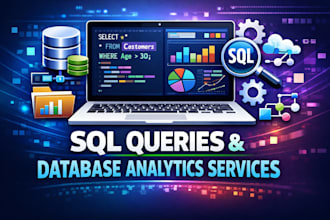 write postgresql queries, joins, views, and reports