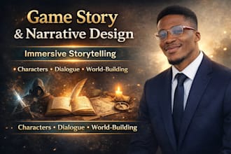 write your game story, dialogue, and lore