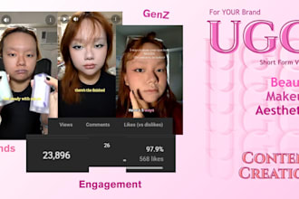 be your authentic gen z ugc creator for beauty or makeup