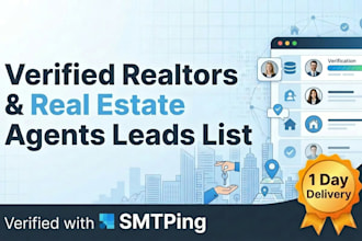 provide verified realtors and real estate agents leads list
