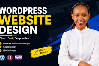 design a responsive wordpress website or redesign wordpress site