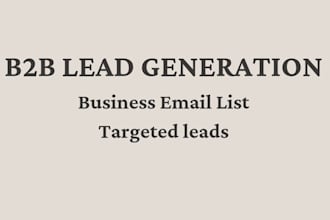 collect business leads, emails and contact information