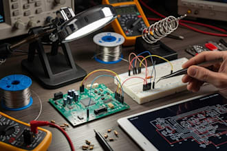 design and review professional pcb schematics for electronics projects