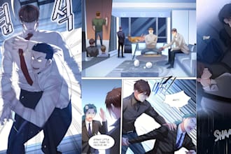 webtoon comic panel illustration graphic novel comic book strip webcomic artist