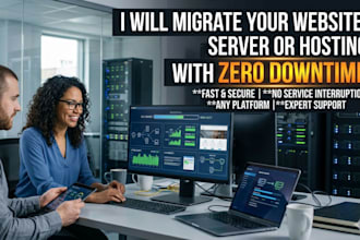 migate any server or website with zero downtime