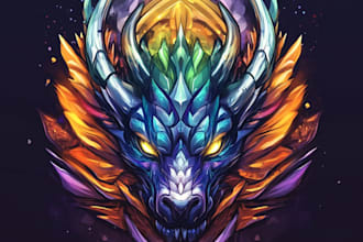 create a fantasy logo