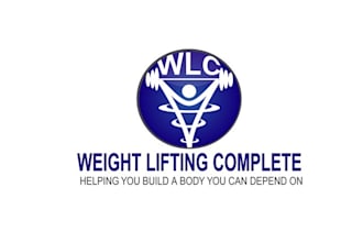create premium logo for weight lifting complete