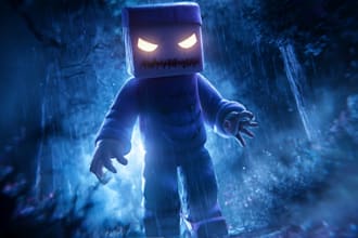 make thumbnail youtube horror creepy scary, minecraft gaming