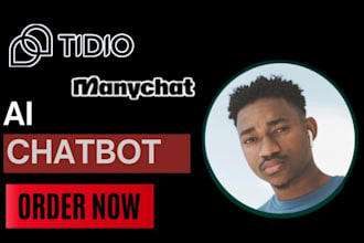 manychat chatbot, instagram chatbot, whatsapp chatbot, facebook chatbot, tidio