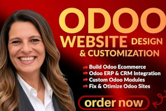configure, fix, build odoo website,odoo ecommerce, odoo crm erp, odoo developer