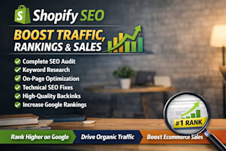 do shopify SEO expert optimization for higher rankings with ecommerce sales