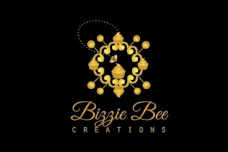 design super print and bumble bee logo for bee creations