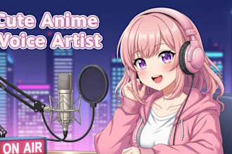 voice act any female nsfw character for anime seductive asmr animation in 24hrs
