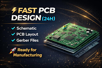 do your pcb design, digital circuit design and electronics projects