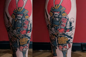 draw amazing japanese oriental tattoo