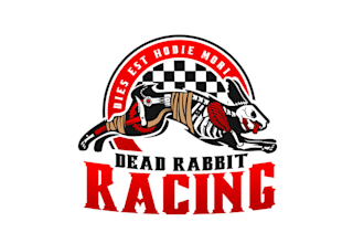 design high quality dead rabbit racing team logo