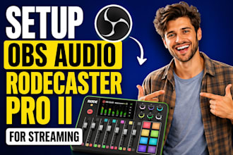 setup or fix obs audio routing with rodecaster pro ii for streaming