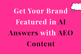 write aeo content that gets your brand in ai answers