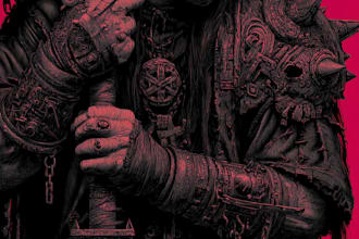 draw detailed dark, horror, and heavy metal art illustration