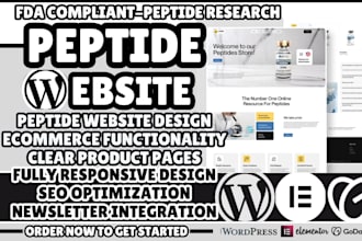 peptide website design fda compliant peptide website research peptide website