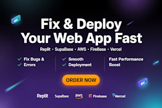 fix and deploy lovable web app replit supabase aws cloud firebase vercel base44