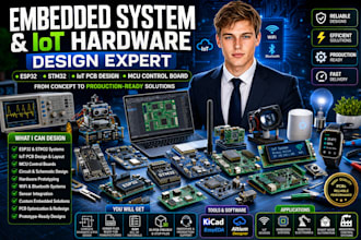 embedded system esp32 stm32 iot pcb design mcu control board hardware prototypin