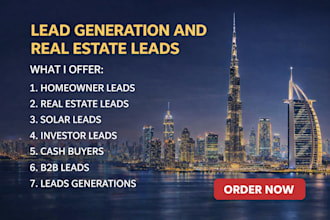 provide b2b leads generation and real estate leads