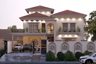 do 3d exterior realistic designing